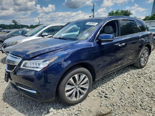 ACURA MDX TECHNO 2015 with VIN 5FRYD4H43FB025814 - Photo from auction