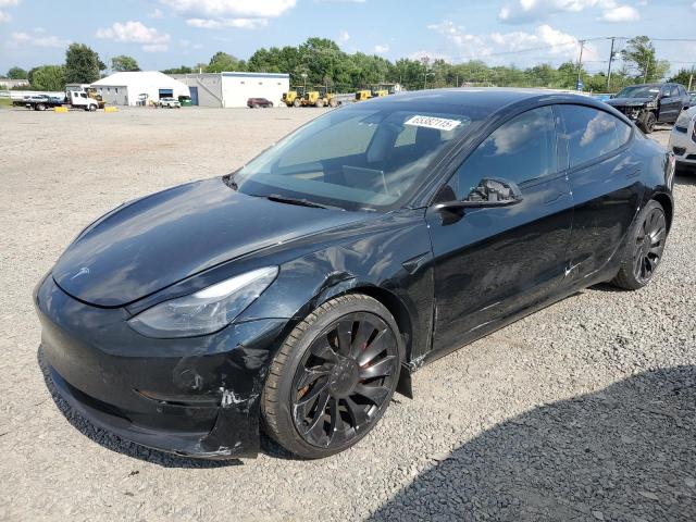 TESLA MODEL 3 2022 with VIN 5YJ3E1EC8NF356826 - Photo from auction