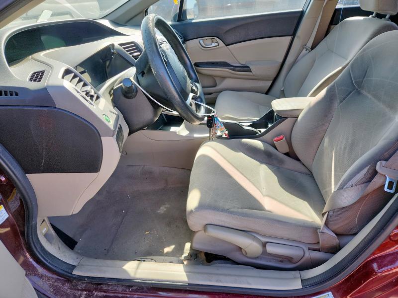Photo 7 from auction – 2012 HONDA CIVIC LX with VIN 2HGFB2F51CH596448