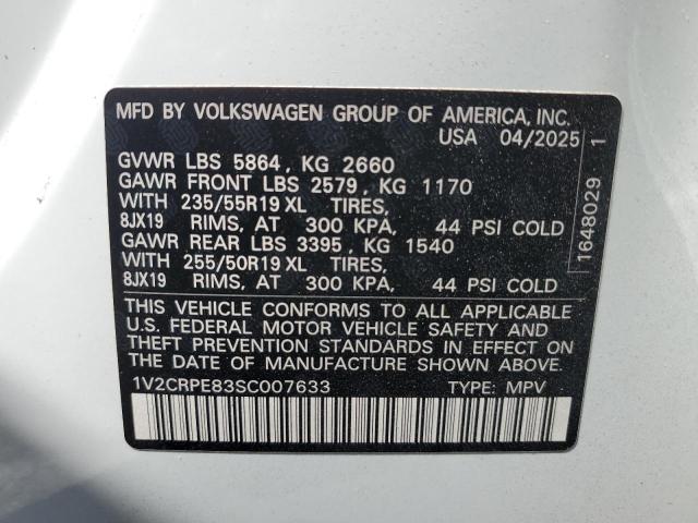 Photo 14 from auction – 2025 VOLKSWAGEN ID.4 PRO with VIN 1V2CRPE83SC007633