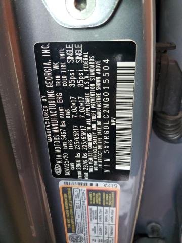 Photo 14 from auction – 2021 KIA SORENTO LX with VIN 5XYRGDLC2MG015504