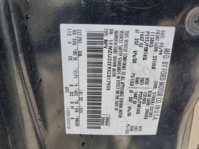 Photo 14 from auction – 1999 FORD EXPLORER with VIN 1FMZU32E9XZB17955