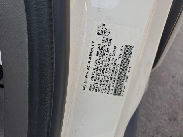 Photo 14 from auction – 2017 HONDA ODYSSEY EX with VIN 5FNRL5H64HB021791