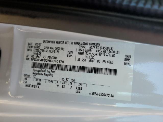 Photo 10 from auction – 2018 WINN BRAVE 32T with VIN 1FDXE4FS2HDC40179