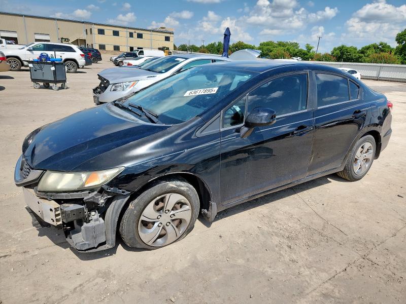 HONDA CIVIC 2013 with VIN 2HGFB2F51DH300331 - Photo from auction