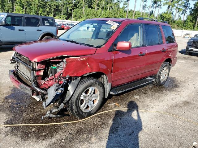HONDA PILOT EXL 2005 with VIN 5FNYF18535B033378 - Photo from auction