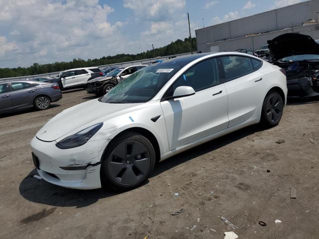 TESLA MODEL 3 2022 with VIN 5YJ3E1EB2NF182257 - Photo from auction