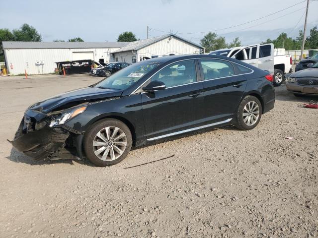 HYUNDAI SONATA 2017 with VIN 5NPE34AFXHH452253 - Photo from auction