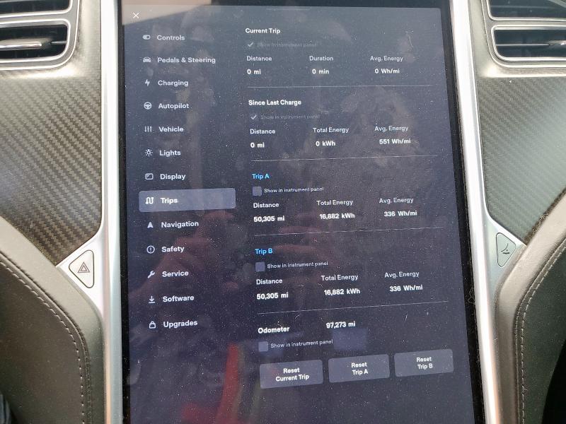 Photo 9 from auction – 2016 TESLA MODEL S with VIN 5YJSA1E22GF132629