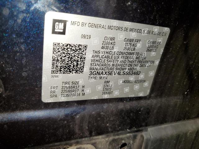 Photo 14 from auction – 2020 CHEVROLET EQUINOX with VIN 3GNAX5EV4LS553482