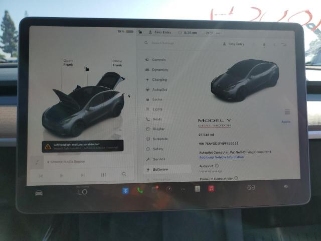 Photo 9 from auction – 2023 TESLA MODEL Y with VIN 7SAYGDEF4PF866088