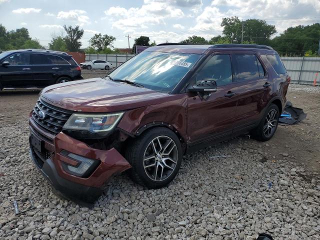 FORD EXPLORER S 2016 with VIN 1FM5K8GTXGGC99881 - Photo from auction