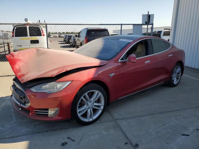 TESLA MODEL S 2015 with VIN 5YJSA1E18FF120152 - Photo from auction