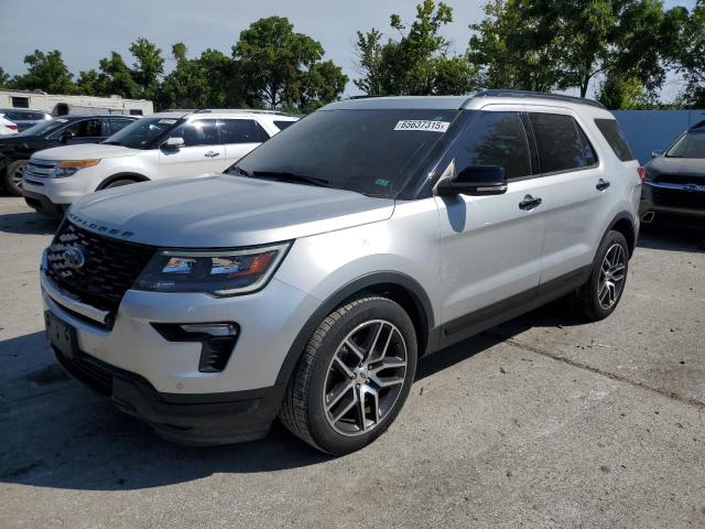 FORD EXPLORER S 2018 with VIN 1FM5K8GTXJGA79907 - Photo from auction