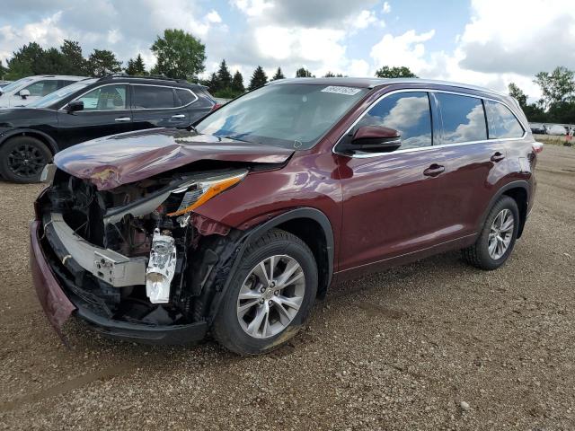 TOYOTA HIGHLANDER 2015 con VIN 5TDJKRFH0FS072516 - Foto de la subasta