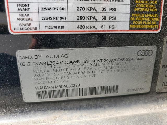 Photo 14 from auction – 2013 AUDI A3 PREMIUM with VIN WAUMFAFM5DA030298