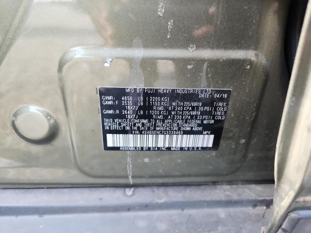 Photo 14 from auction – 2016 SUBARU OUTBACK 3. with VIN 4S4BSENC7G3339460