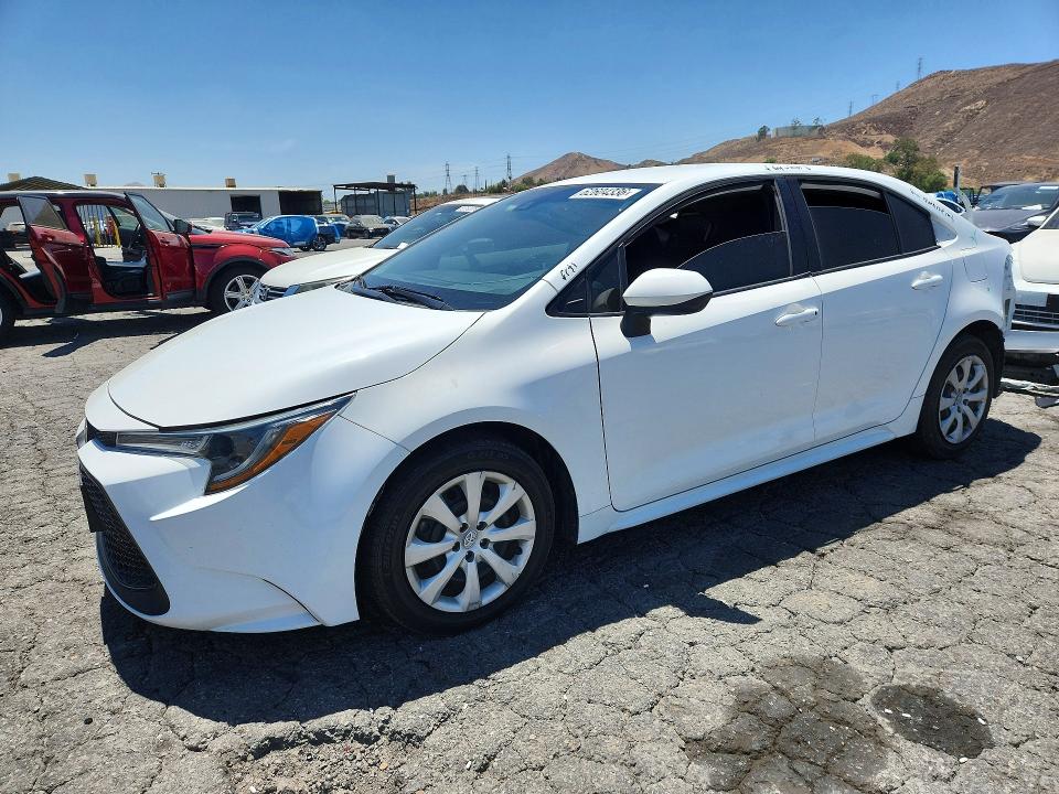 TOYOTA COROLLA 2021 with VIN 5YFEPMAE0MP247727 - Photo from auction