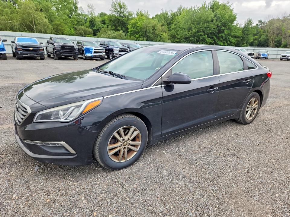 HYUNDAI SONATA 2015 with VIN 5NPE24AF7FH142691 - Photo from auction