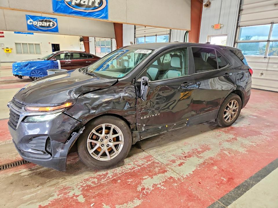 CHEVROLET EQUINOX 2022 with VIN 3GNAXSEV2NS214995 - Photo from auction