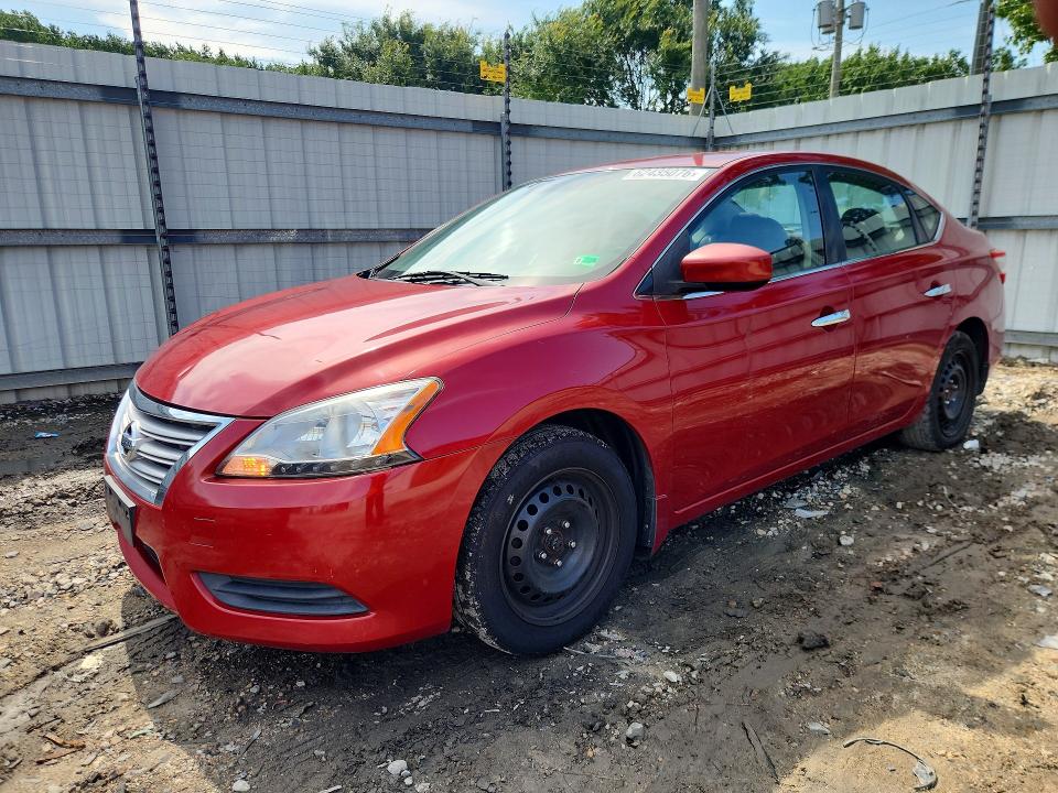 NISSAN SENTRA 2013 with VIN 3N1AB7AP8DL662195 - Photo from auction