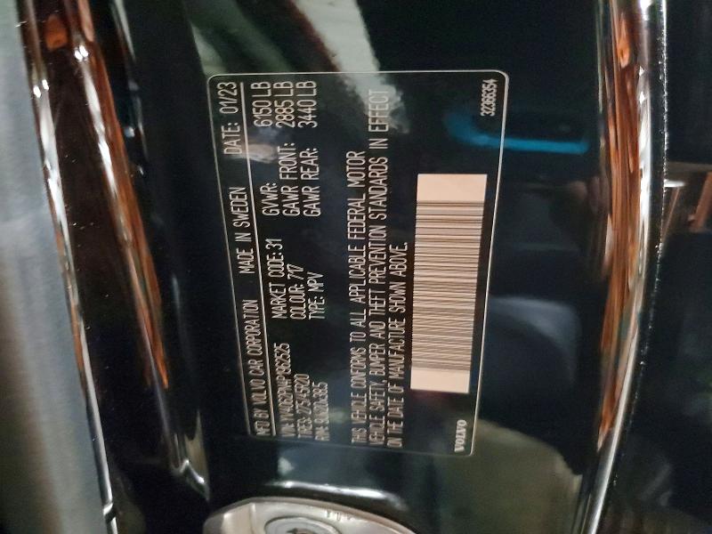 Photo 14 from auction – 2023 VOLVO XC90 with VIN YV4062PN4P1962525
