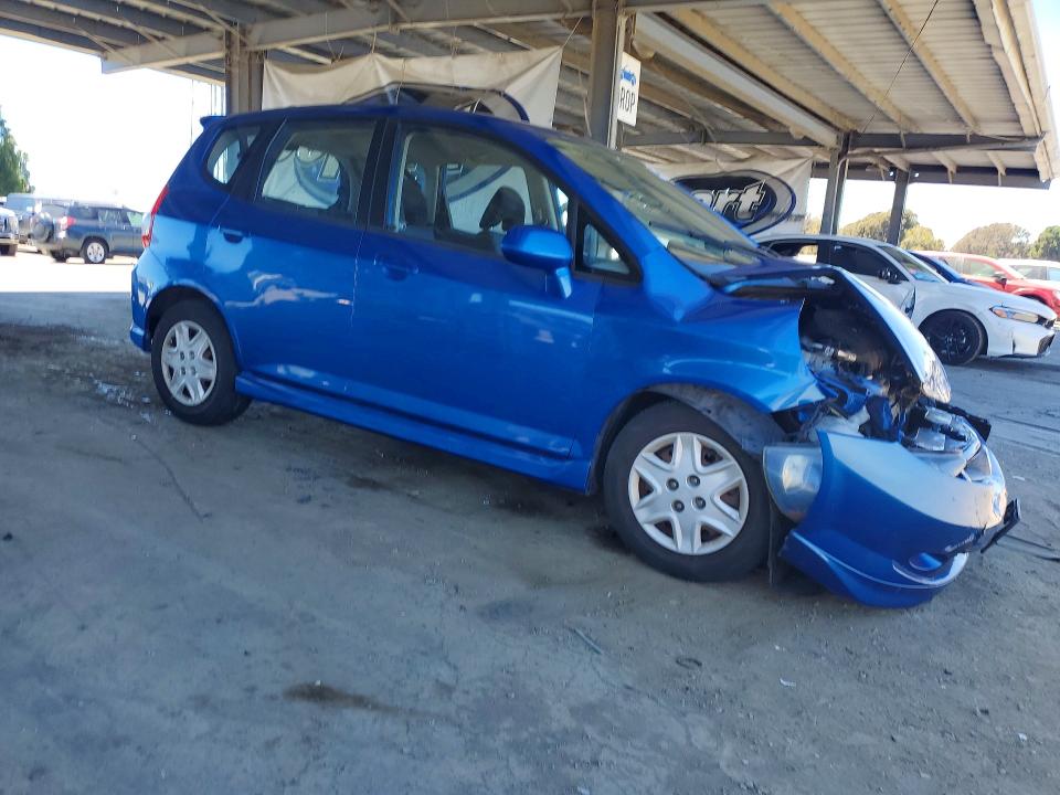 Photo 4 from auction – 2007 HONDA FIT with VIN JHMGD38627S030286