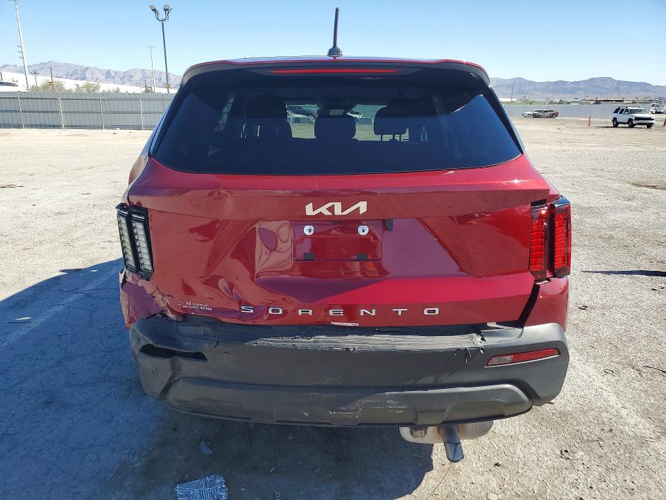 Photo 6 from auction – 2022 KIA SORENTO with VIN 5XYRG4LC7NG085212