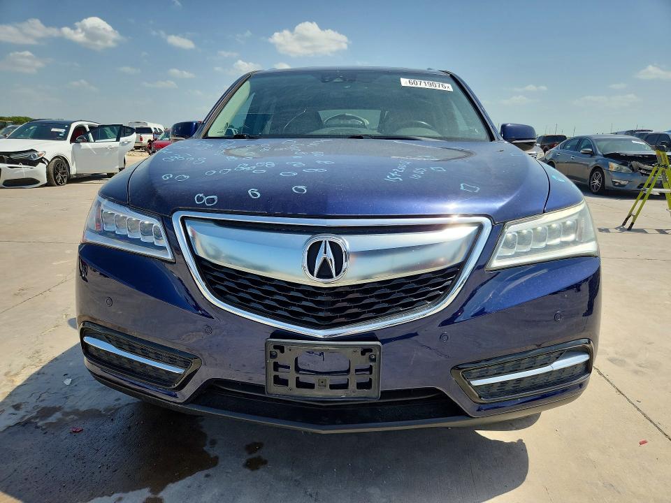 Photo 5 from auction – 2016 ACURA MDX with VIN 5FRYD3H96GB006875