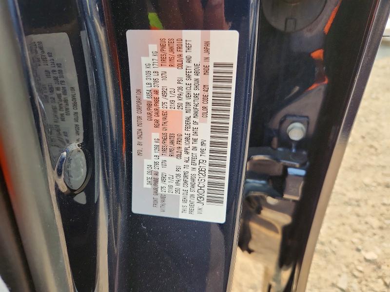 Photo 14 from auction – 2025 MAZDA CX-90 with VIN JM3KKDHC1S1206179