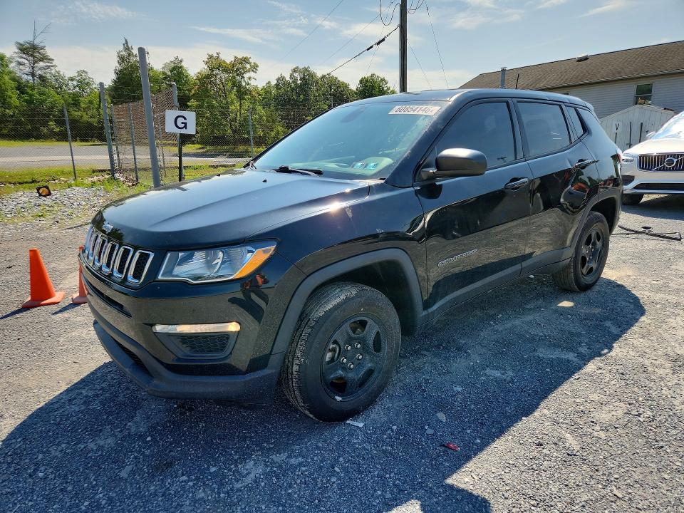 JEEP COMPASS 2020 with VIN 3C4NJDABXLT112600 - Photo from auction