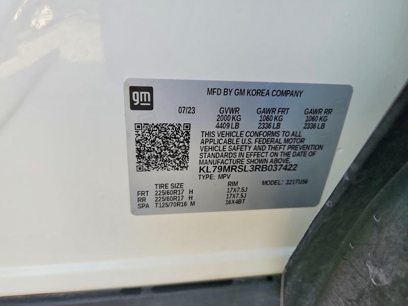 Photo 14 from auction – 2024 CHEVROLET TRAILBLAZER with VIN KL79MRSL3RB037422