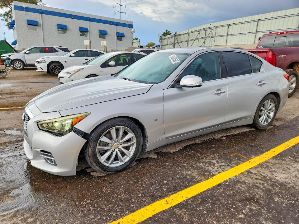 INFINITI Q50 2016 with VIN JN1CV7AP4GM201697 - Photo from auction