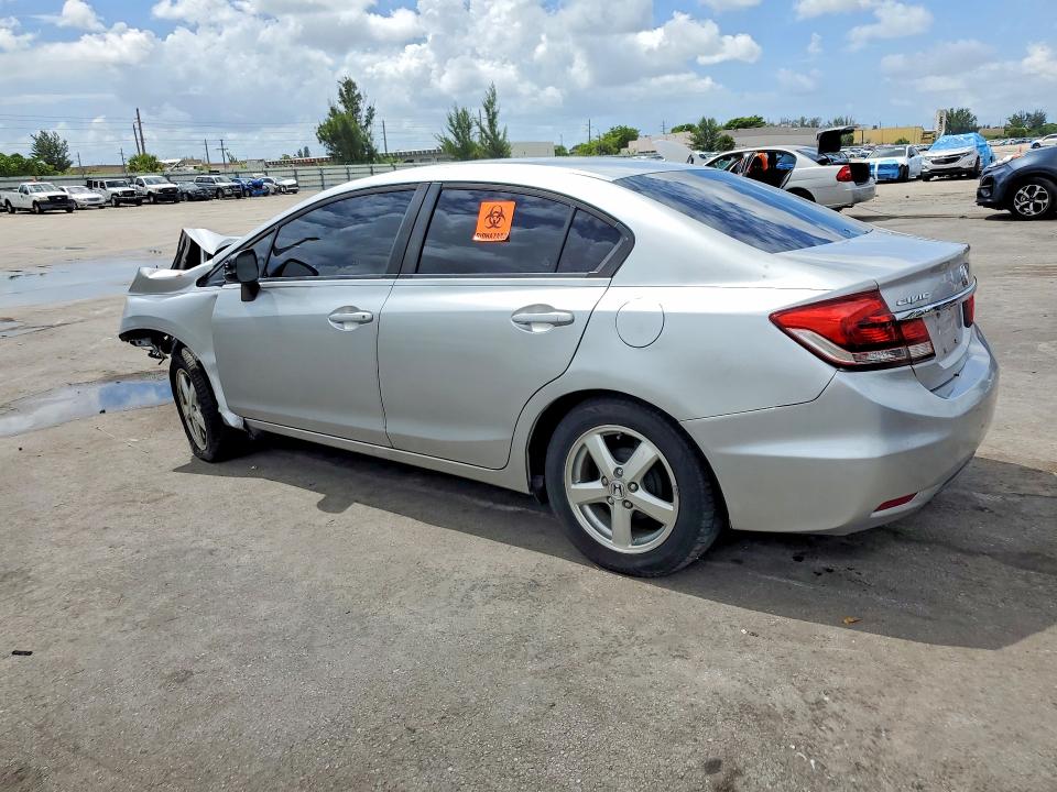 Photo 2 from auction – 2013 HONDA CIVIC with VIN 19XFB2F52DE100522