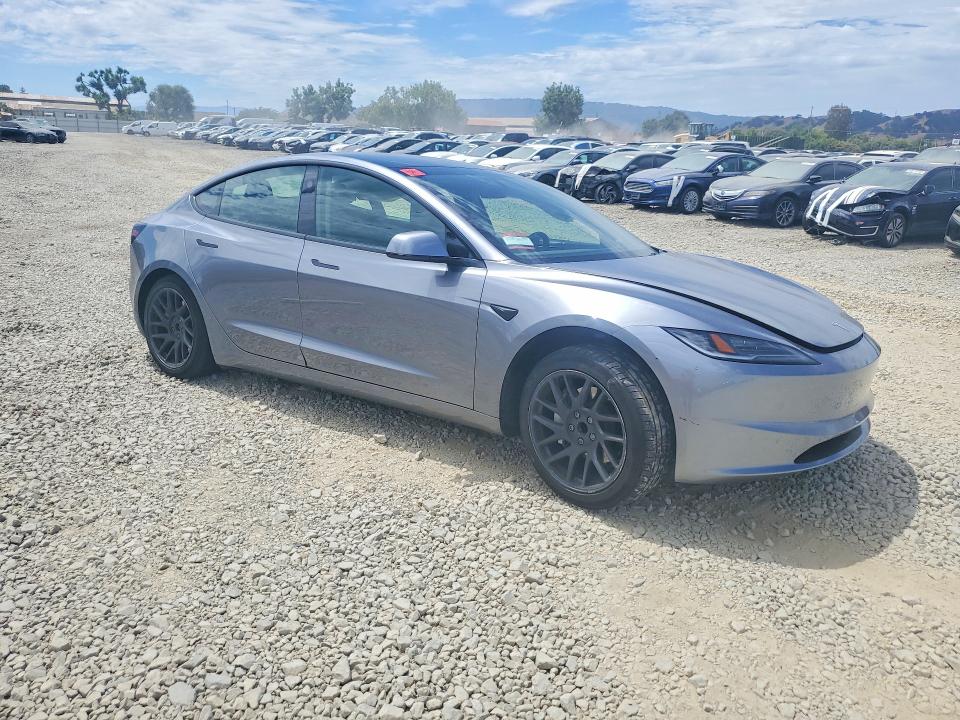 Photo 4 from auction – 2025 TESLA MODEL 3 with VIN 5YJ3E1EA0SF077834