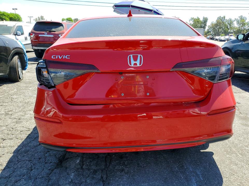 Photo 6 from auction – 2025 HONDA CIVIC with VIN 2HGFE2F2XSH529326