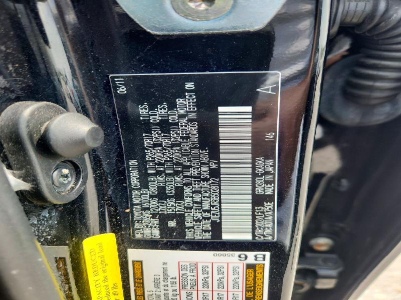 Photo 14 from auction – 2011 TOYOTA 4RUNNER with VIN JTEZU5JR3B5028172