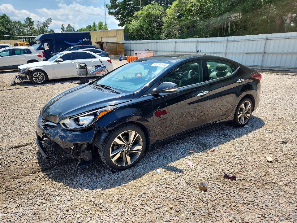 HYUNDAI ELANTRA 2014 with VIN 5NPDH4AEXEH496978 - Photo from auction