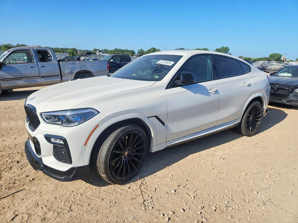 BMW X6 2021 with VIN 5UXCY8C03M9G97120 - Photo from auction
