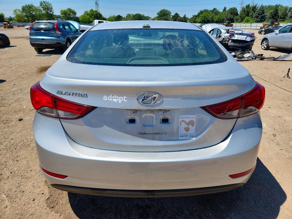 Photo 6 from auction – 2016 HYUNDAI ELANTRA with VIN 5NPDH4AE7GH750620
