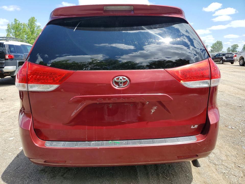 Photo 6 from auction – 2011 TOYOTA SIENNA with VIN 5TDKK3DC2BS070351
