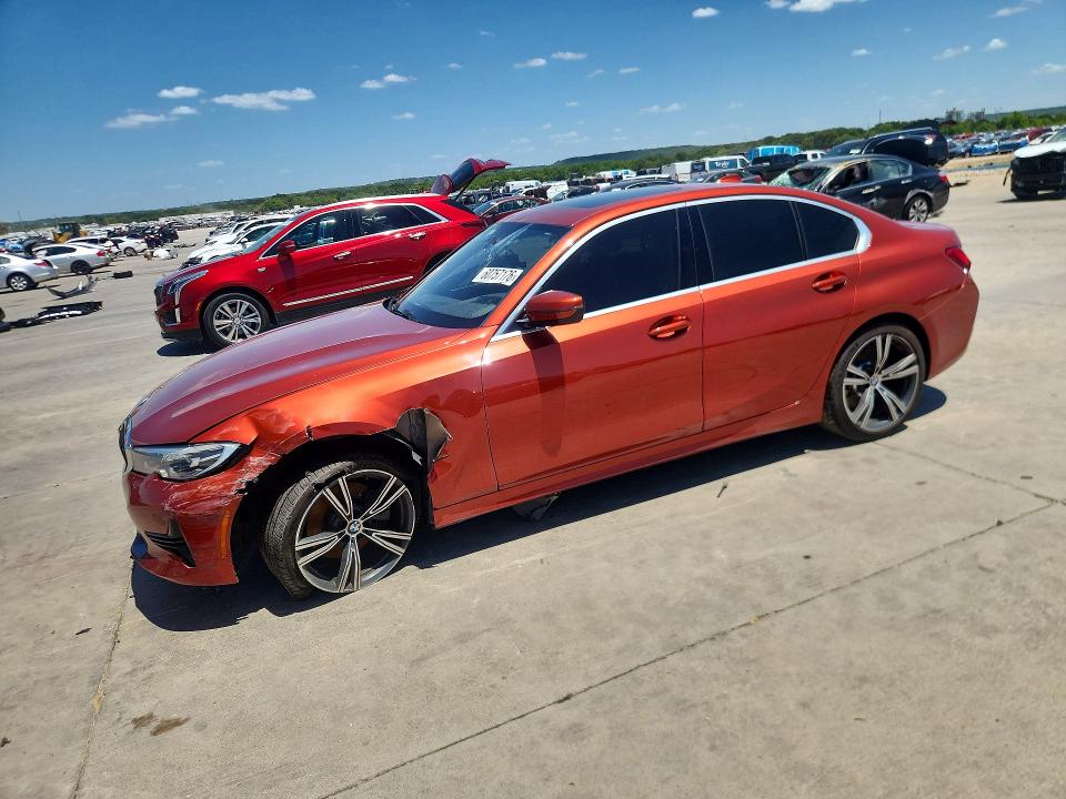 BMW 330I 2021 with VIN 3MW5R1J01M8B72630 - Photo from auction