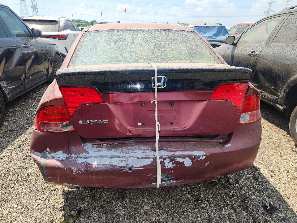 Photo 6 from auction – 2008 HONDA CIVIC with VIN 1HGFA168X8L027308