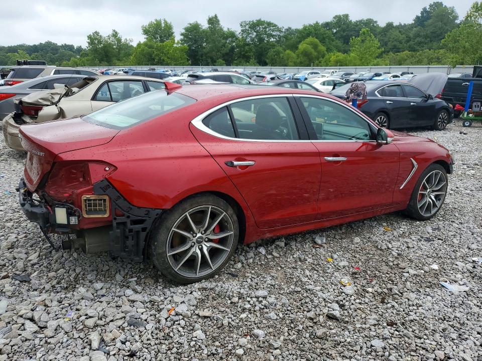 Photo 3 from auction – 2021 GENESIS G70 with VIN KMTG74LEXMU074261