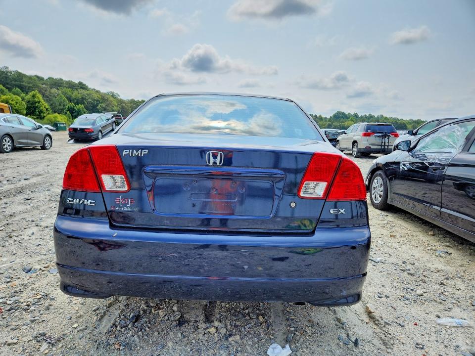 Photo 6 from auction – 2004 HONDA CIVIC with VIN 2HGES26724H537682