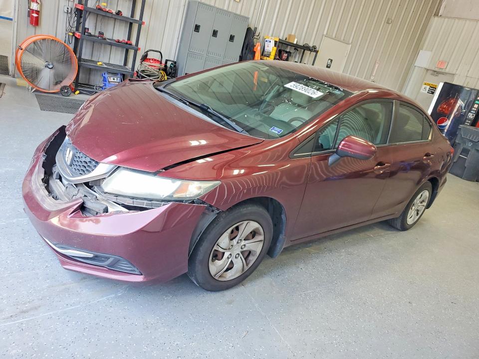HONDA CIVIC 2015 with VIN 19XFB2F51FE061263 - Photo from auction