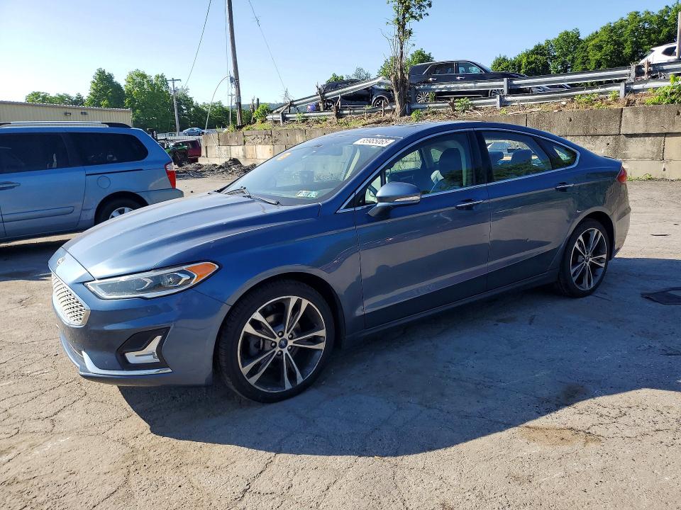 FORD FUSION 2019 with VIN 3FA6P0D98KR123875 - Photo from auction