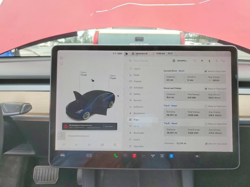 Photo 9 from auction – 2021 TESLA MODEL 3 with VIN 5YJ3E1EA5MF100964