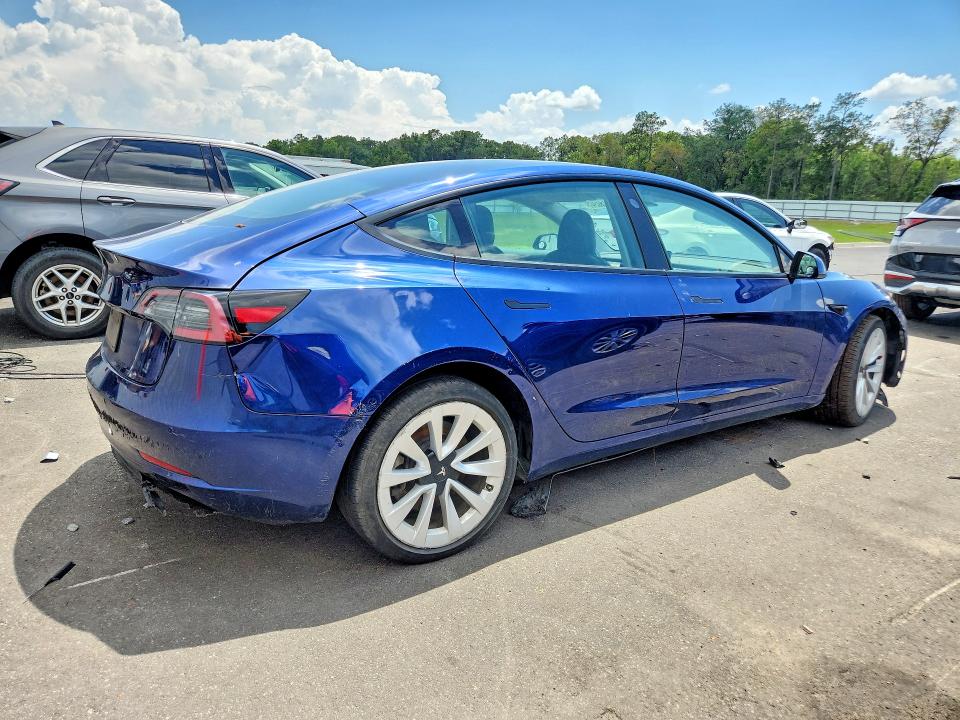 Photo 3 from auction – 2022 TESLA MODEL 3 with VIN 5YJ3E1EA9NF368661