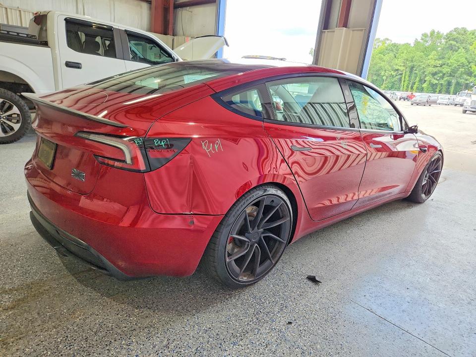 Photo 3 from auction – 2025 TESLA MODEL 3 with VIN 5YJ3E1ET9SF939868